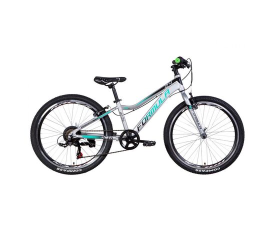 Велосипед Formula 24" ACID 1.0 Vbr рама-12" 2021 Black/Green (OPS-FR-24-287)