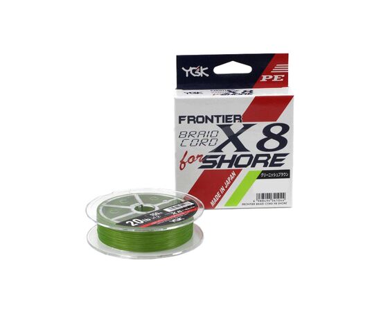 Шнур YGK Frontier Braid Cord X8 150m Green 1.5/0.205mm 25lb/11.3kg (5545.02.98)