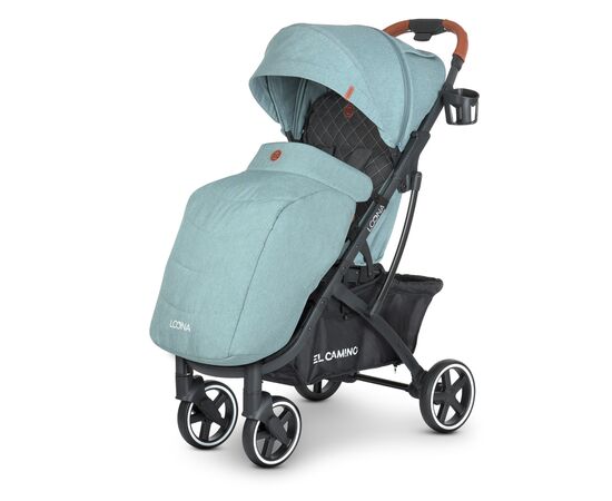Коляска El Camino Loona (ME 1090L cloud blue), изображение 9 Коляска El Camino Loona (ME 1090L cloud blue), изображение 9
