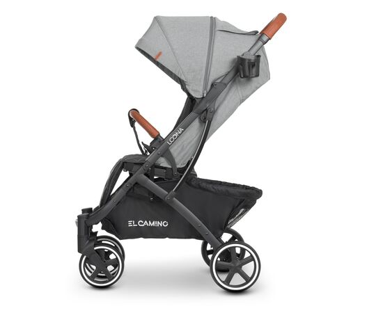 Коляска El Camino Loona (ME 1090L grey), изображение 3 Коляска El Camino Loona (ME 1090L grey), изображение 3