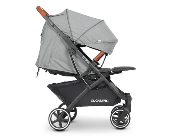 Коляска El Camino Loona (ME 1090L grey), изображение 4 Коляска El Camino Loona (ME 1090L grey), изображение 4