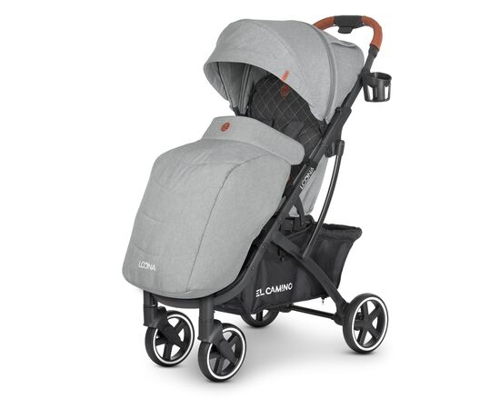 Коляска El Camino Loona (ME 1090L grey), изображение 9 Коляска El Camino Loona (ME 1090L grey), изображение 9