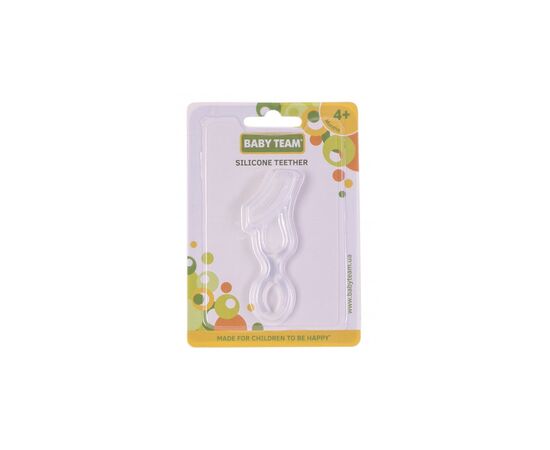 Прорезыватель Baby Team масажер силиконовый (4013), изображение 3 Прорезыватель Baby Team масажер силиконовый (4013), изображение 3