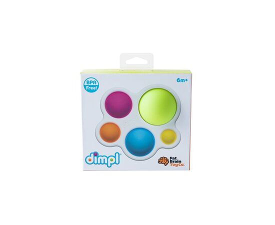 Погремушка Fat Brain Toys прорезыватель и тактильная игрушка Нажми шар dimpl (F192ML), изображение 2 Погремушка Fat Brain Toys прорезыватель и тактильная игрушка Нажми шар dimpl (F192ML), изображение 2