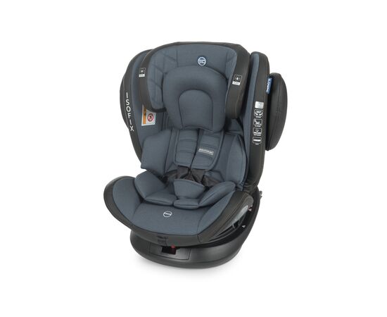 Автокресло El Camino ME 1045 Evolution 360 Isofix 0-36 кг denim blue (ME 1045 EVO denim blue)