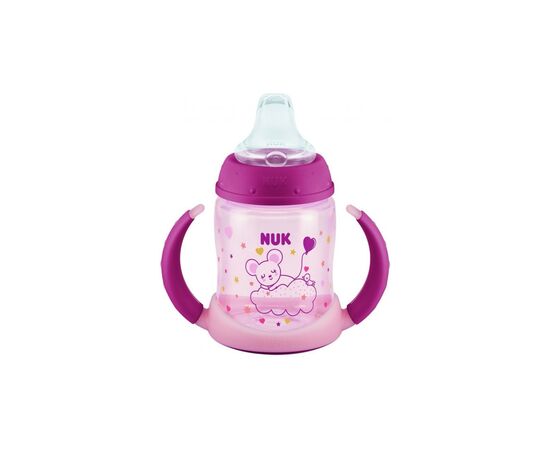 Бутылочка для кормления Nuk First Choice Мышонок, 150 мл, розовый (3952376), изображение 2 Бутылочка для кормления Nuk First Choice Мышонок, 150 мл, розовый (3952376), изображение 2