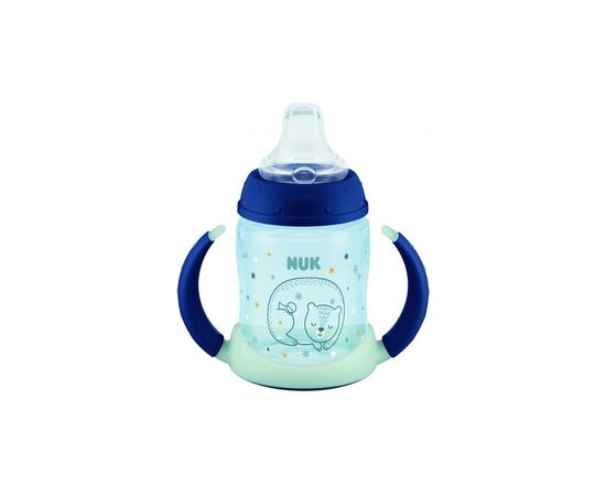 Бутылочка для кормления Nuk First Choice Мишка, 150 мл, синий (3952375), изображение 2 Бутылочка для кормления Nuk First Choice Мишка, 150 мл, синий (3952375), изображение 2