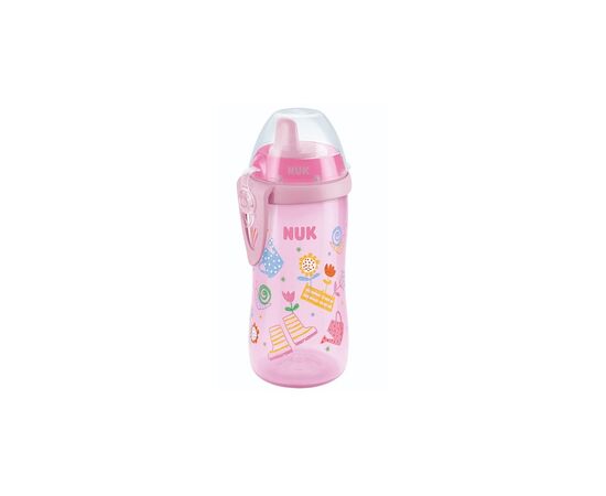 Поильник-непроливайка Nuk Evolution Kiddy Cup 300 мл Розовый (3952389)