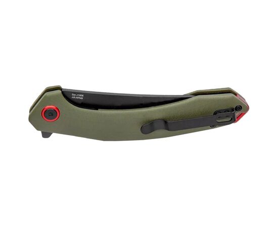 Нож CJRB Gobi Black Blade G10 Green (J1906-BGN), изображение 3 Нож CJRB Gobi Black Blade G10 Green (J1906-BGN), изображение 3
