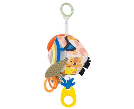Игрушка-подвеска Taf Toys кубик коллекции Савана - Веселые Зверята (12755), изображение 2 Игрушка-подвеска Taf Toys кубик коллекции Савана - Веселые Зверята (12755), изображение 2