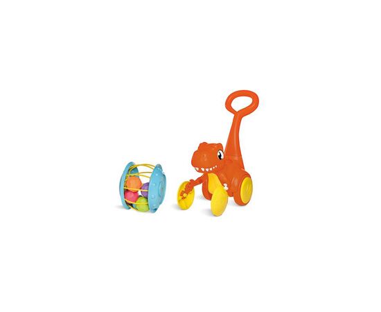 Каталка Toomies Динозавр с шариками (E73254C), изображение 3 Каталка Toomies Динозавр с шариками (E73254C), изображение 3