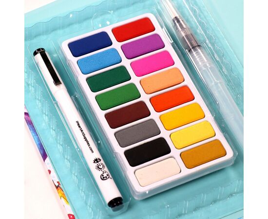 Набор для творчества IHeartArt с акварельными красками Акварельные фантазии (8002), изображение 7 Набор для творчества IHeartArt с акварельными красками Акварельные фантазии (8002), изображение 7