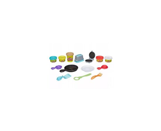 Набор для творчества Hasbro Play-Doh Toast and Waffles (E7274), изображение 2 Набор для творчества Hasbro Play-Doh Toast and Waffles (E7274), изображение 2