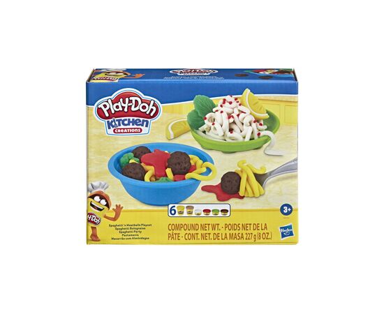 Набір для творчості Hasbro Play-Doh Кухонне приладдя Спагеті та тефтелі (E8680)