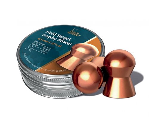 Пульки H&N FT Trophy Power 4,5 мм, 0,57 г, 300 шт/уп (92664500003)