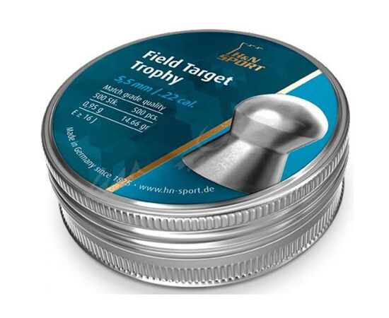 Пульки H&N FT Trophy 5,55 мм, 0.96 г, 500шт/уп (92105550005)