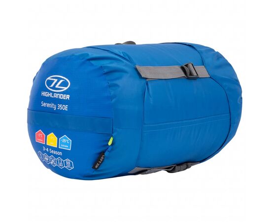 Спальный мешок Highlander Serenity 350 Envelope -7C Blue Left (925875), изображение 7 Спальный мешок Highlander Serenity 350 Envelope -7C Blue Left (925875), изображение 7
