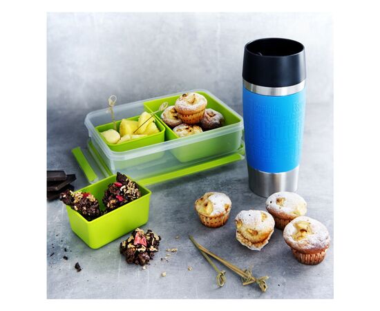 Термокружка Tefal TRAVEL MUG 360 ml Light Blue (K3086114), изображение 2 Термокружка Tefal TRAVEL MUG 360 ml Light Blue (K3086114), изображение 2