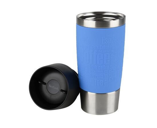 Термокружка Tefal TRAVEL MUG 360 ml Light Blue (K3086114), изображение 4 Термокружка Tefal TRAVEL MUG 360 ml Light Blue (K3086114), изображение 4