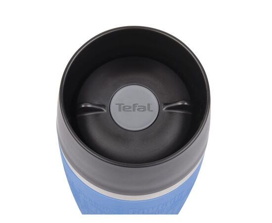 Термокружка Tefal TRAVEL MUG 360 ml Light Blue (K3086114), изображение 5 Термокружка Tefal TRAVEL MUG 360 ml Light Blue (K3086114), изображение 5