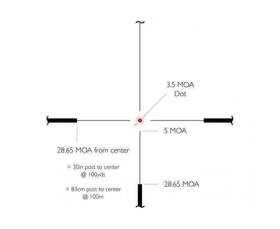 Прицел Hawke Frontier 1-6x24 корпус 30 мм сетка L4a D (18400), изображение 4 Прицел Hawke Frontier 1-6x24 корпус 30 мм сетка L4a D (18400), изображение 4