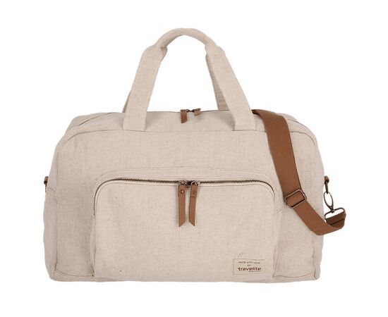 Дорожня сумка Travelite Hempline 32,3 л Beige (TL000585-40), зображення 2 Дорожня сумка Travelite Hempline 32,3 л Beige (TL000585-40), зображення 2