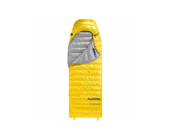 Спальний мішок Naturehike CWZ400 NH19W400-Z 550FP 90 Goose Down Yellow (6927595765364)