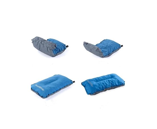 Туристична подушка Naturehike Sponge Automatic NH17A001-L Blue (6927595746257), зображення 2