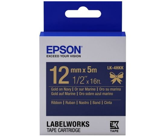 Стрічка для принтера етикеток Epson Labelworks LK-4HKK (C53S654002)