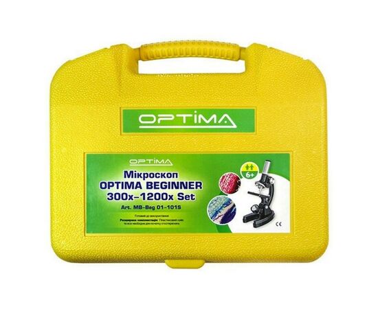 Микроскоп Optima Beginner 300x-1200x подарочный набор (926245), изображение 7 Микроскоп Optima Beginner 300x-1200x подарочный набор (926245), изображение 7