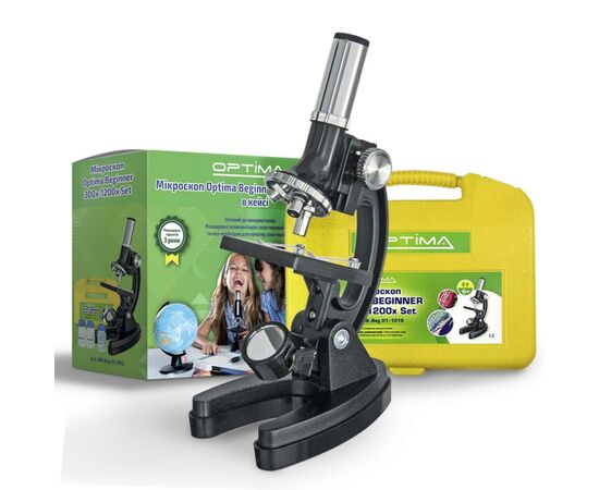Микроскоп Optima Beginner 300x-1200x подарочный набор (926245), изображение 8 Микроскоп Optima Beginner 300x-1200x подарочный набор (926245), изображение 8