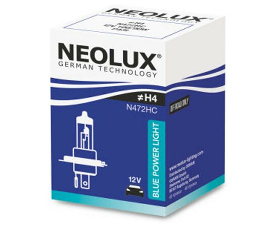 Автолампа Neolux галогенова 100/90W (N472HC), изображение 2 Автолампа Neolux галогенова 100/90W (N472HC), изображение 2
