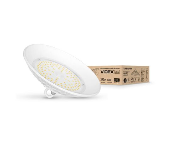 Светильник Videx LED100W 5000K 220V (VL-HBe-1005W), изображение 2 Светильник Videx LED100W 5000K 220V (VL-HBe-1005W), изображение 2
