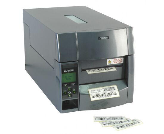 Принтер этикеток Citizen CL-S700 USB, RS232, LPT (CLS700IINEXXX), изображение 5 Принтер этикеток Citizen CL-S700 USB, RS232, LPT (CLS700IINEXXX), изображение 5
