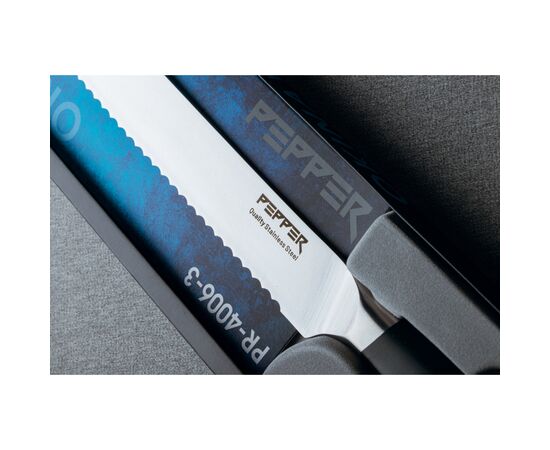Кухонный нож Pepper Okinawa для хлеба 20,3 см PR-4006-3 (111209), изображение 3 Кухонный нож Pepper Okinawa для хлеба 20,3 см PR-4006-3 (111209), изображение 3