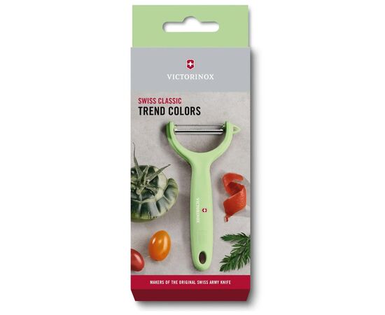 Овощечистка Victorinox Tomato and Kiwi Light Green (7.6079.42), изображение 2 Овощечистка Victorinox Tomato and Kiwi Light Green (7.6079.42), изображение 2