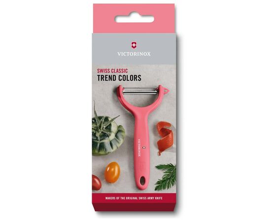 Овощечистка Victorinox Tomato and Kiwi Light Red (7.6079.12), изображение 2 Овощечистка Victorinox Tomato and Kiwi Light Red (7.6079.12), изображение 2