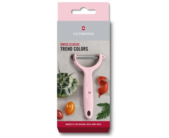 Овочечистка Victorinox Tomato and Kiwi Light Pink (7.6079.52), зображення 2 Овочечистка Victorinox Tomato and Kiwi Light Pink (7.6079.52), зображення 2