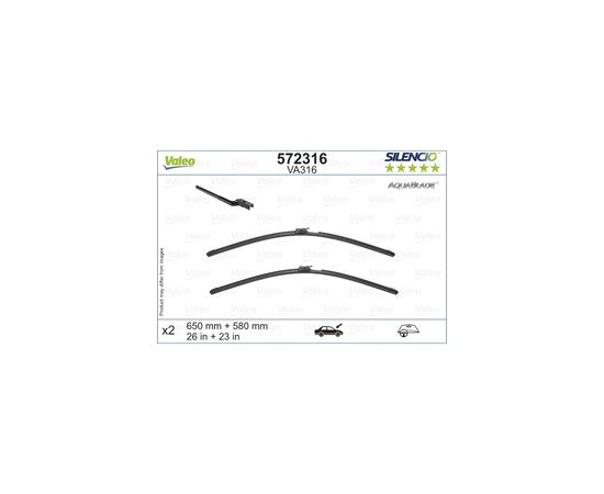 Щітка склоочисника Valeo 572316