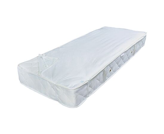 Наматрацник Еко Пупс водонепроникний Premium, 80х200 см Білий (ПНАМ20080б), зображення 2 Наматрацник Еко Пупс водонепроникний Premium, 80х200 см Білий (ПНАМ20080б), зображення 2