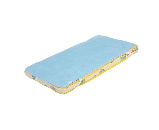 Наматрасник Еко Пупс водонепроницаемый Classic, 60х120 см Синий (КНАМ12060с), изображение 2 Наматрасник Еко Пупс водонепроницаемый Classic, 60х120 см Синий (КНАМ12060с), изображение 2