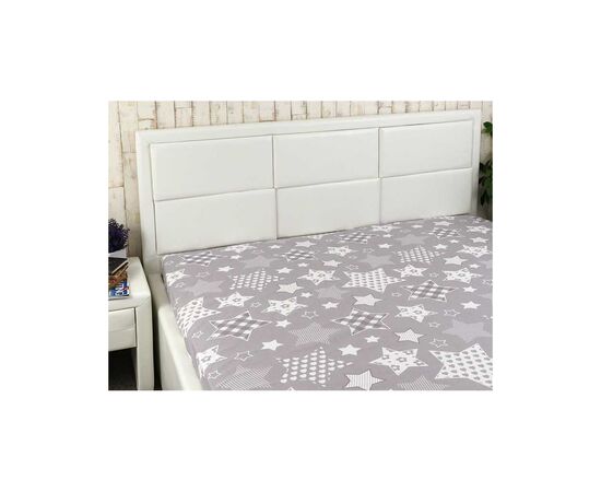 Простынь Руно бязь Grey Star 143х215 см (71.114Б_Grey star)