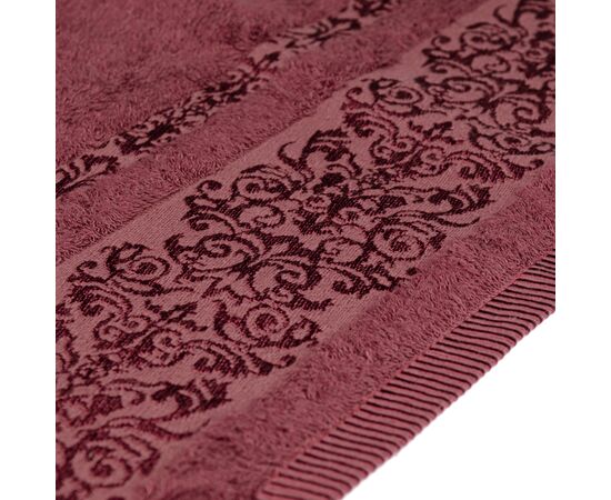 Полотенце Home Line махровый Bamboo бордовый 70х140 см (127253), изображение 2 Полотенце Home Line махровый Bamboo бордовый 70х140 см (127253), изображение 2