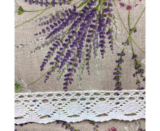 Скатерть Прованс Grosso с кружевом 300х134 см (17549), изображение 4