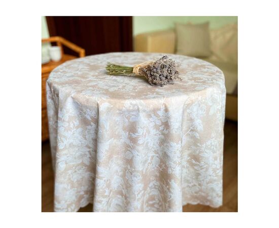 Скатерть Прованс Simfoni Алюр Беж 120х136 см (22333), изображение 2 Скатерть Прованс Simfoni Алюр Беж 120х136 см (22333), изображение 2