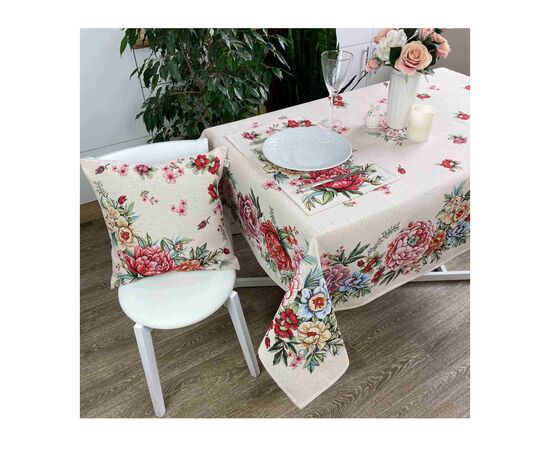 Скатерть Прованс гобеленовая Alegria 95х100 см (21794), изображение 4 Скатерть Прованс гобеленовая Alegria 95х100 см (21794), изображение 4