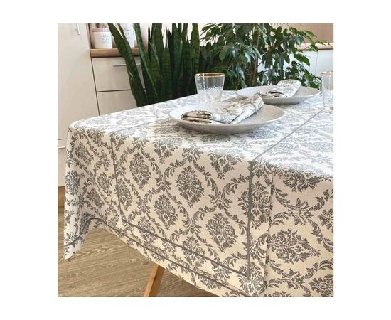 Скатерть Прованс Avantime Версаль Серый 180х132 см (17285), изображение 2 Скатерть Прованс Avantime Версаль Серый 180х132 см (17285), изображение 2