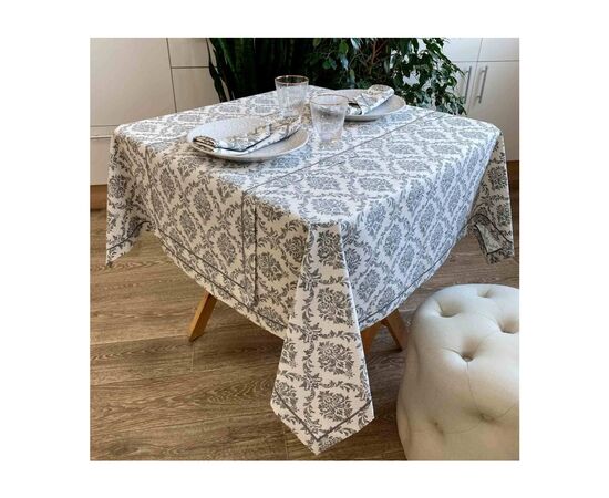 Скатерть Прованс Avantime Версаль Серый 180х132 см (17285), изображение 3 Скатерть Прованс Avantime Версаль Серый 180х132 см (17285), изображение 3