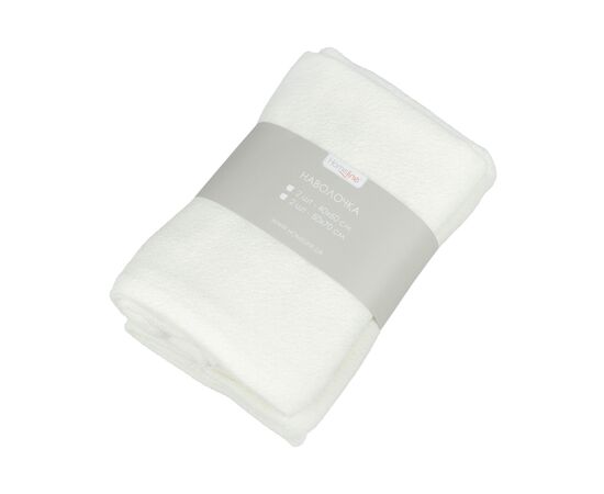 Наволочка Home Line набір махрових 40х60см 2 шт. кремовий (162648)