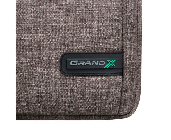 Сумка для ноутбука Grand-X 15.6'' SB-139 Brown (SB-139B), изображение 7 Сумка для ноутбука Grand-X 15.6'' SB-139 Brown (SB-139B), изображение 7